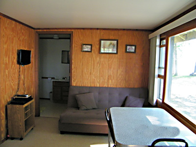 Cabin One Living/Dining Room