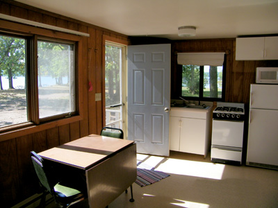 Cabin Two Kitchen/Dining Room